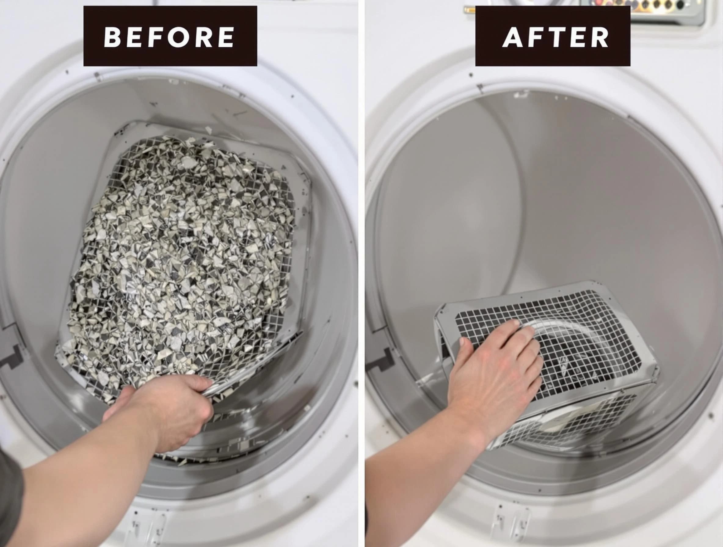 Professional lint trap cleaning by Meadow Lake Dryer Vent Cleaning in Meadow Lake