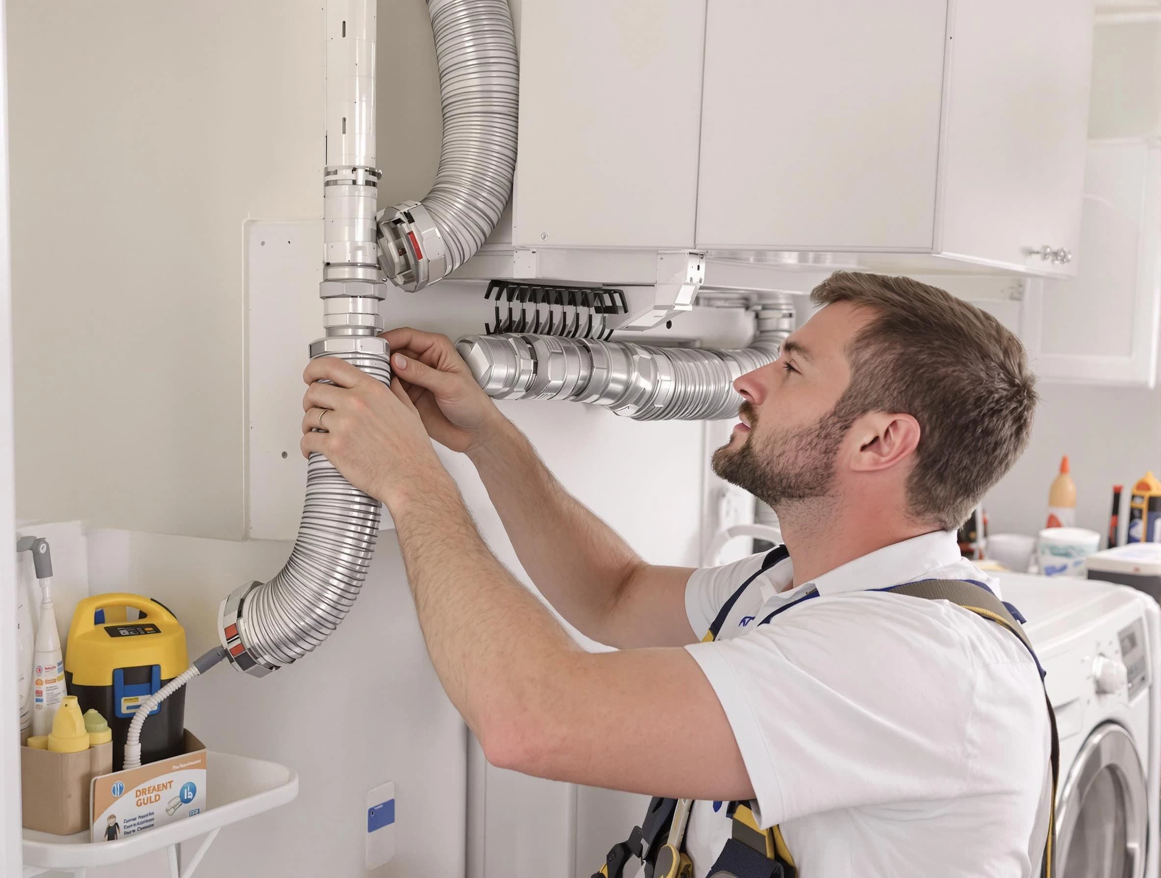 Professional dryer vent repair and installation by Meadow Lake Dryer Vent Cleaning in Meadow Lake