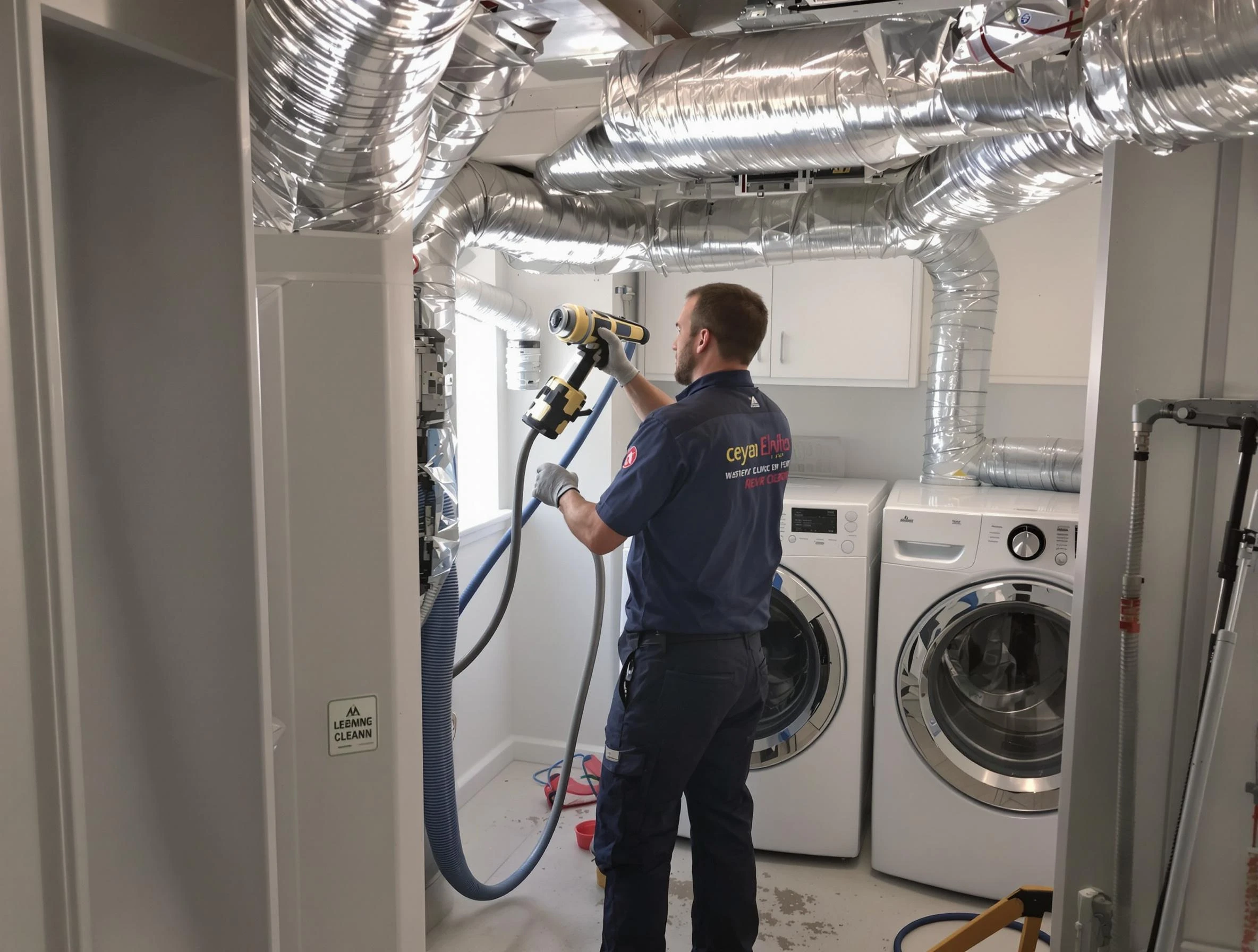 Meadow Lake Dryer Vent Cleaning specialist using advanced equipment for thorough duct cleaning in Meadow Lake